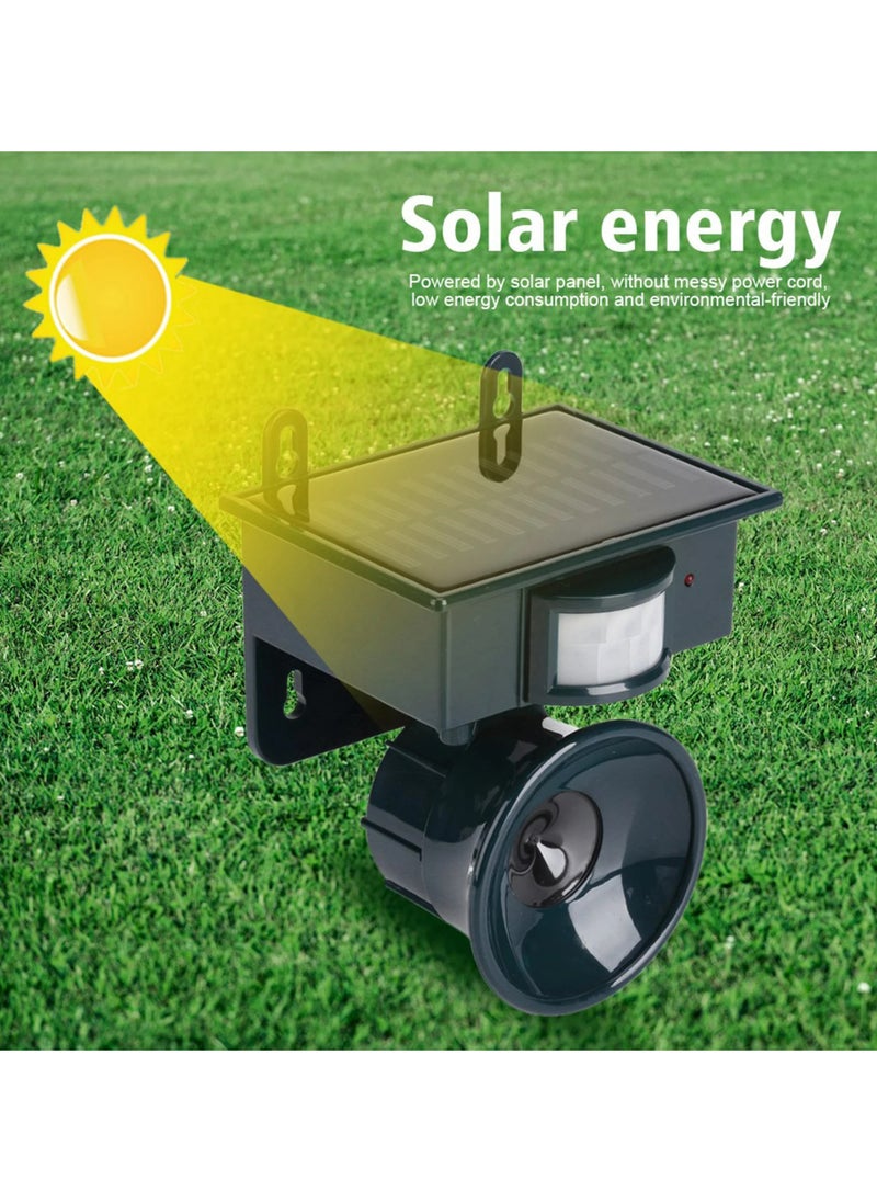 Beauenty - Solar Powered PIR Motion Sensor Ultrasonic Pest Repeller Bird Dog Cat Mouse Chaser Solar Pest Repeller Ultrasonic Repeller - Image 1