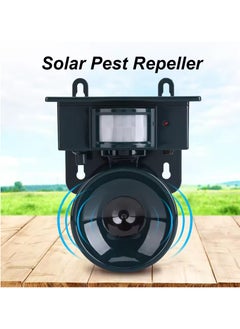 Beauenty Solar Powered PIR Motion Sensor Ultrasonic Pest Repeller Bird Dog Cat Mouse Chaser Solar Pest Repeller Ultrasonic Repeller  - Image 2