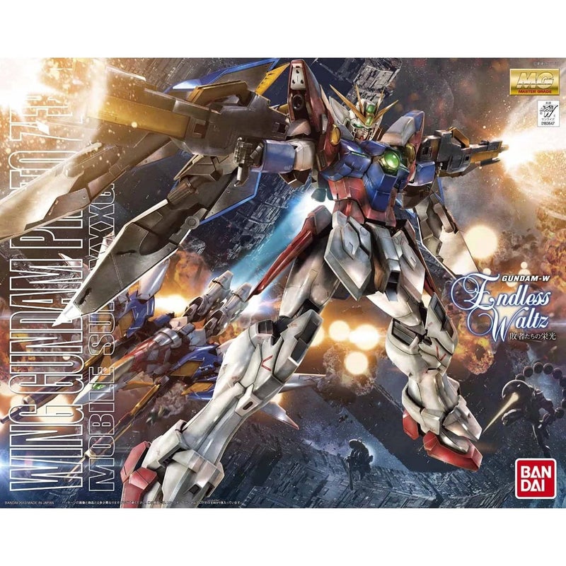 BANDAI SPIRITS Bandai Hobby Gundam Wing Endless Waltz Wing Gundam Proto Zero EW MG 1100 Model Kit - Image 2