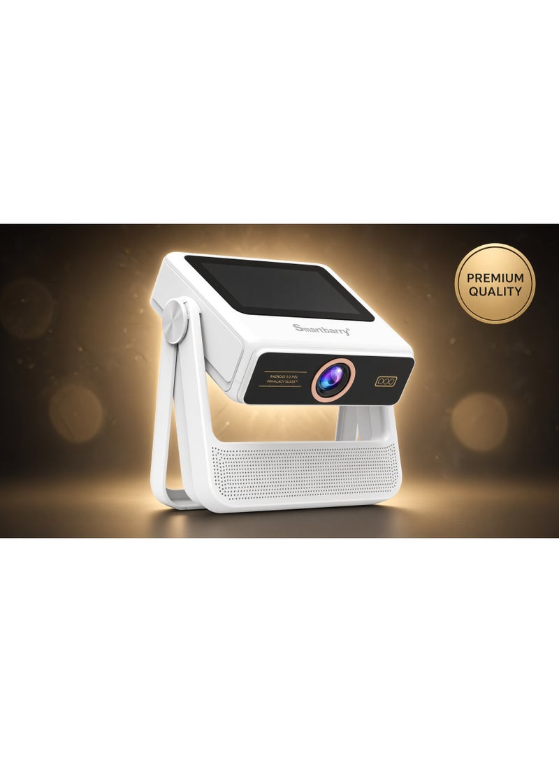 Smartbarry HT40 4K HDR Smart Projector with Electric Focus, 5G Dual Band WiFi, Built in Touch Screen, Big Screen Home Theater Projector for Movies, Videos, Gaming & Presentations - Image 4