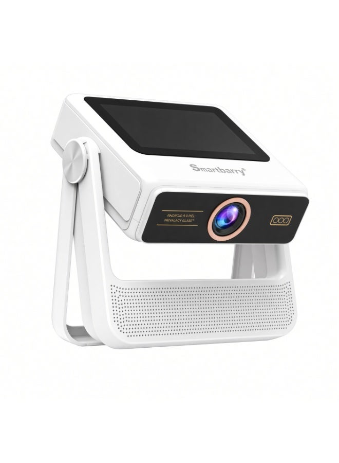 Smartbarry HT40 4K HDR Smart Projector with Electric Focus, 5G Dual Band WiFi, Built in Touch Screen, Big Screen Home Theater Projector for Movies, Videos, Gaming & Presentations - Image 1