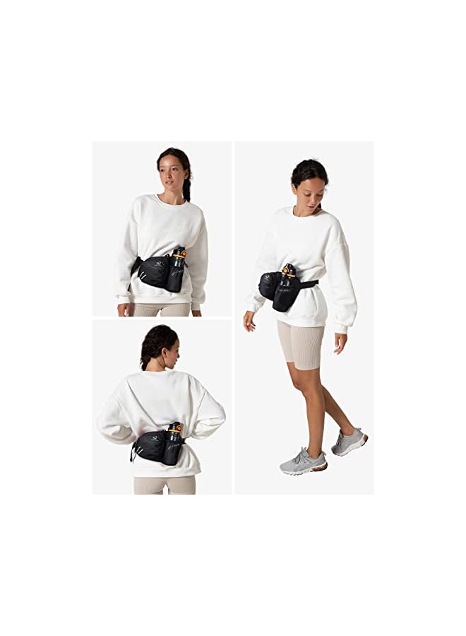 WATERFLY WATERFLY Fanny Pack Waist Bag: Waist Pack for Women Men with Water Bottle Holder Hiking Fanny Pack for Running Walking DogWalking Travel Cycling  - Image 4