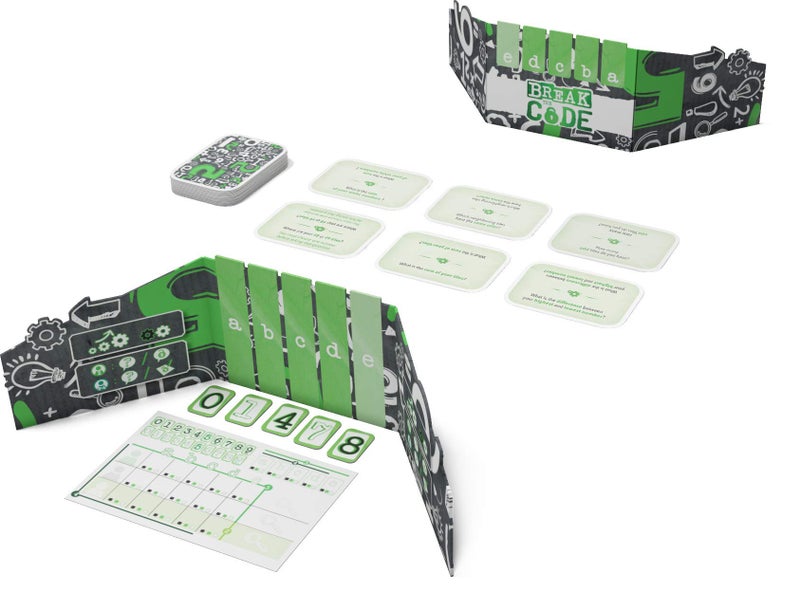 IELLO: Break The Code, Strategy Board Game, Duel or Multiplayer, High Voltage Decoding, Break Your Opponents' Code, 2 to 4 Players, for Ages 10 and Up - Image 4