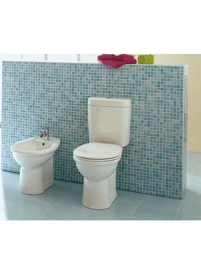 ديورافيت خزان دارلينج لمرحاض أرضى  ، سيراميك أبيض - Image 2