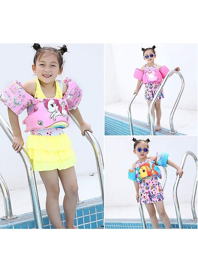 QiaoKai Kids Swim Vest Children Float Vest Swimming Training Learn to Swim Life Floaties Jacket , Learn to Swim Safety Gear Toys for kids  - Image 3