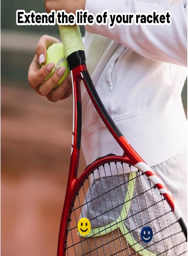 BCNJEPIN 12PCS Tennis Dampener, Silicone Tennis Racket Dampeners with 6 Fun Designs, Tennis Shock Absorber, Vibration Dampener for Tennis Enthusiasts and Beginners, 2.3cm x 2.3cm x 0.7cm - Image 5