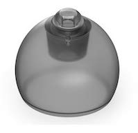 FCS RIC Domes for Phonak Audeo Marvel M30507090 RIC Vented Large - Image 2