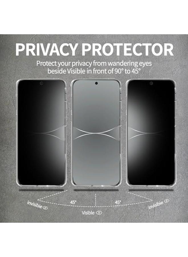 إيروريكس قطعة بالإضافة إلى قطعتين متوافقتين مع واقي شاشة الخصوصية لهاتف Huawei Pura 70 وحافظة مضادة للخدش عالية الدقة وواضحة للغاية بإطار TPU ناعم وحافظة رفيعة للغاية لهاتف Huawei Pura 70 غطاء شفاف - Image 2