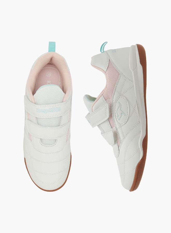 kangaROOS Women's Logo Detail Sports Shoes with Hook and Loop Closure - Image 2