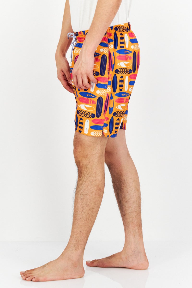 Tailorbyrd Men Allover Print Board Shorts, Multicolor - Image 3