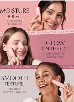 KAHI Wrinkle Bounce Multi Balm Facial Moisturizer | All-in-One Hydrating Lip Balm Eye Cream Neck Cream Make Up Base & Face Mist Moisture Balm Stick | Daily Face Moisturizer Stick.  - Image 3