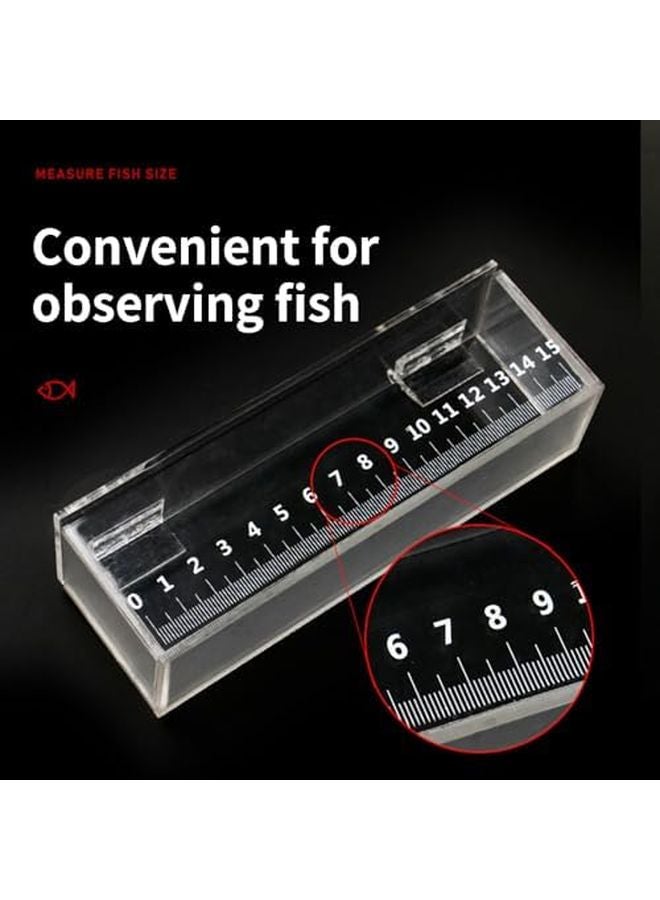 Large Acrylic Fish Viewing Box Multifunctional Breeding Case Aquarium Hatchery with Clear Scale - Image 5