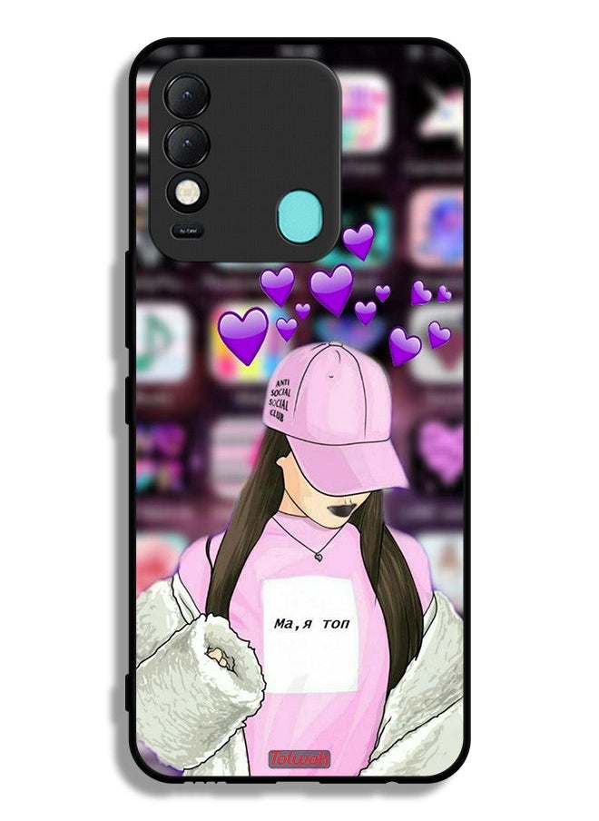 Tolwak Tecno Spark 8 Protective Case Cover Anti Social Club  - Image 2
