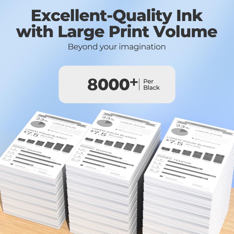 DEEIYUER Compatible for EPT522 Black Ink Refill Bottles ET-2800 ET-4800 ET-2803 ET-2720 Compatible for EPT522 Ink Refill Bottles Black Use for Eco Tank ET 2800 ET 2803 ET 4800 ET-2400 ET-2720 ET2800 ET2803 - Image 4