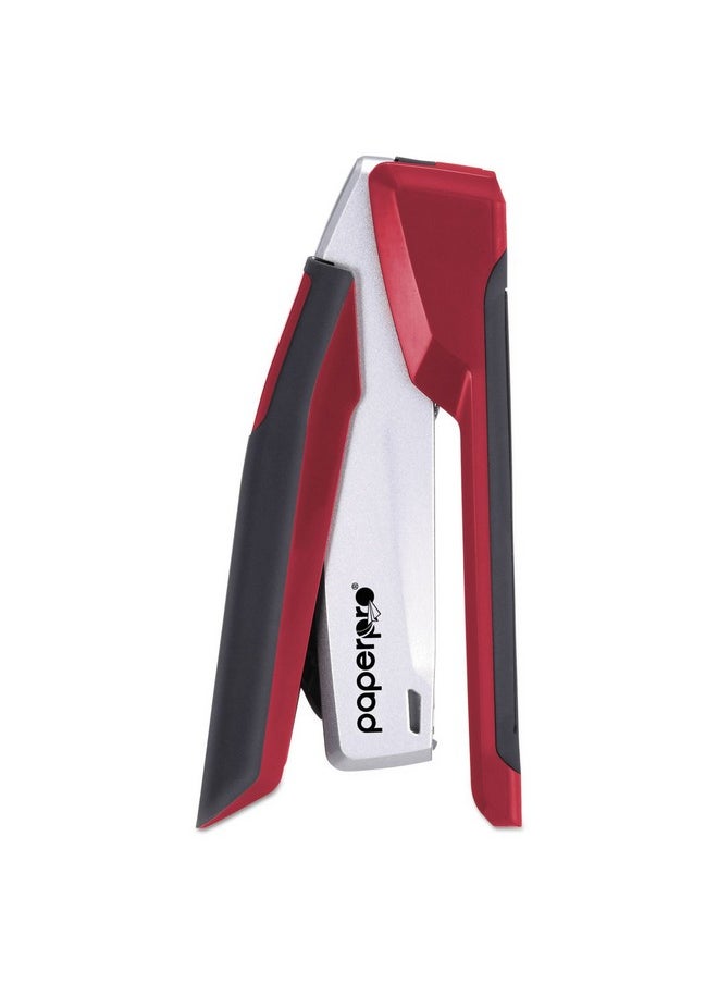 PaperPro 1117 Inpower+ 28 Premium Desktop Stapler, 28-Sheet Capacity, Red/Silver  - Image 2