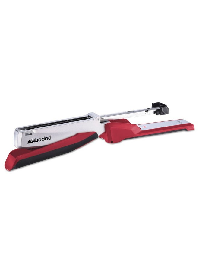 PaperPro 1117 Inpower+ 28 Premium Desktop Stapler, 28-Sheet Capacity, Red/Silver  - Image 4