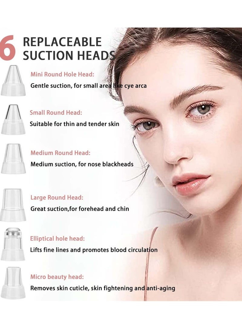 Electric Blackhead Remover Pore Vacuum,Upgraded Facial Pore Cleaner-5 Suction Power,5 Probes,USB Rechargeable Blackhead Vacuum Kit Electric Acne Extractor Tool for Women & Men - Image 2