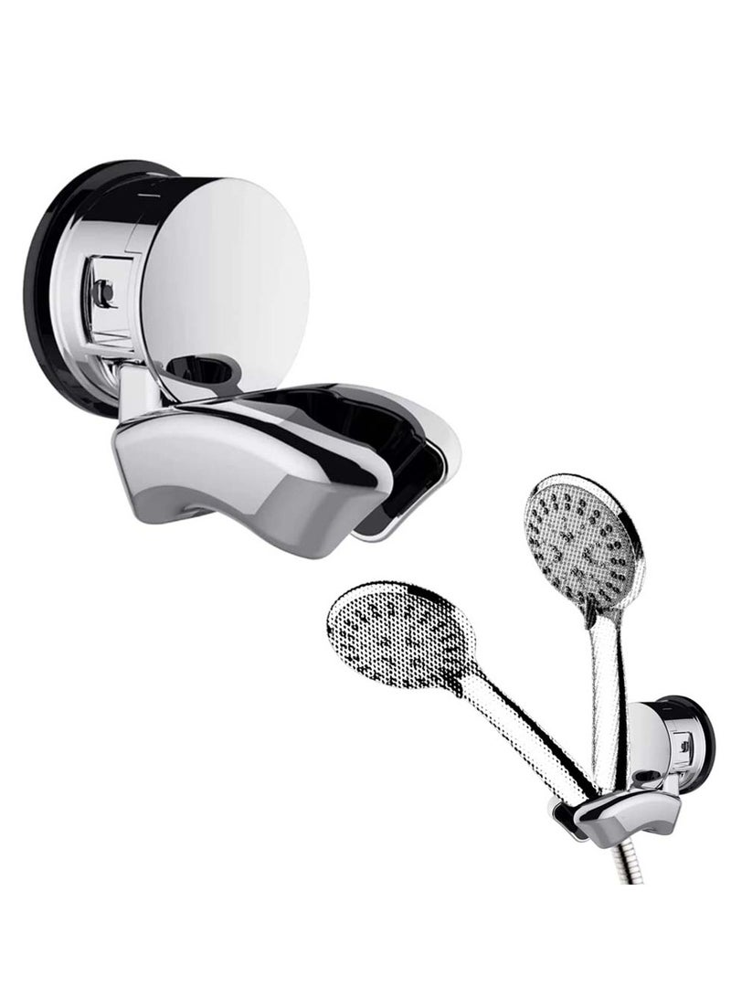 Suction Cup Shower Head Holder Wall Mount, Different Positions Handheld Shower Head Holder relocatable and Adjustable, Handheld Shower Head Holder for People with Handicap or Short Stature - Image 1