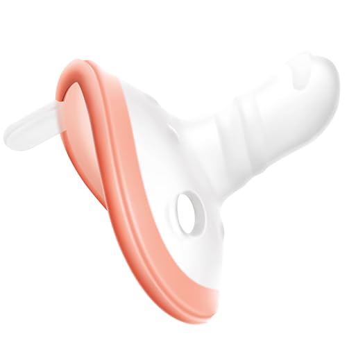 Garkoko Baby Pacifiers 1-6 Months One-Piece Pacifiers 3 Months BPA-Free Lightweight Soft Silicone Newborn Pacifier for Breastfed Babies - Image 1