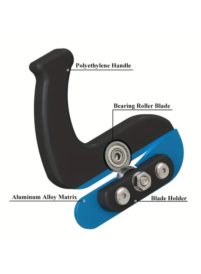 Heavy Duty Edge Banding Trimmer Pro Dual Offset Bearings Foldable Black 1pc - Image 4