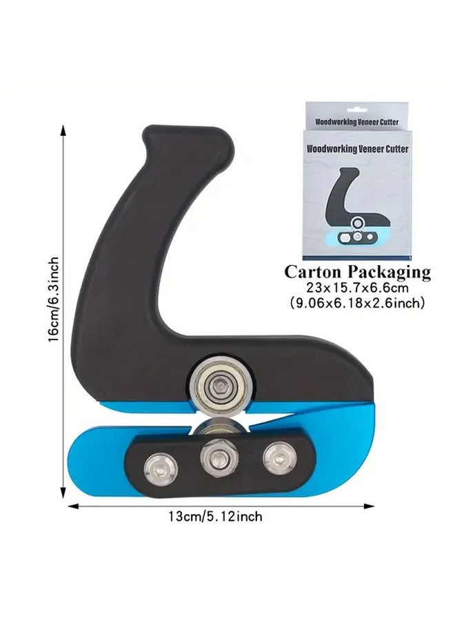 Heavy Duty Edge Banding Trimmer Pro Dual Offset Bearings Foldable Black 1pc - Image 3