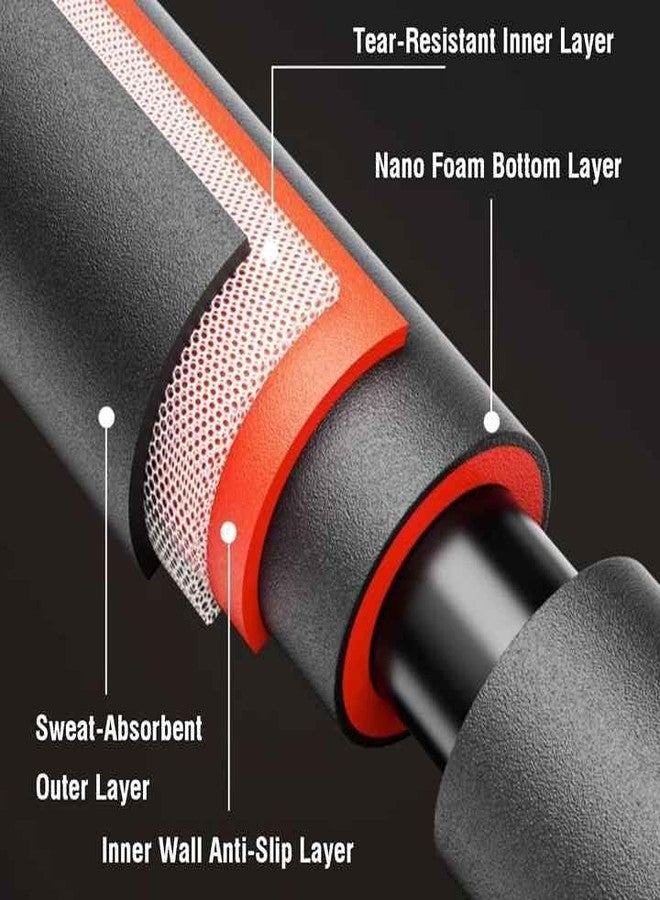XELYTON Portable Doorway Pull Up Bar for Home Workout Adjustable Hanging Rod For Height Increase Gym Accessories for Men Door Way Chin Up Bar with Locking Mechanism (70-90cm) - Image 5