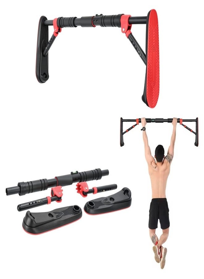 XELYTON Portable Doorway Pull Up Bar for Home Workout Adjustable Hanging Rod For Height Increase Gym Accessories for Men Door Way Chin Up Bar with Locking Mechanism (70-90cm) - Image 1