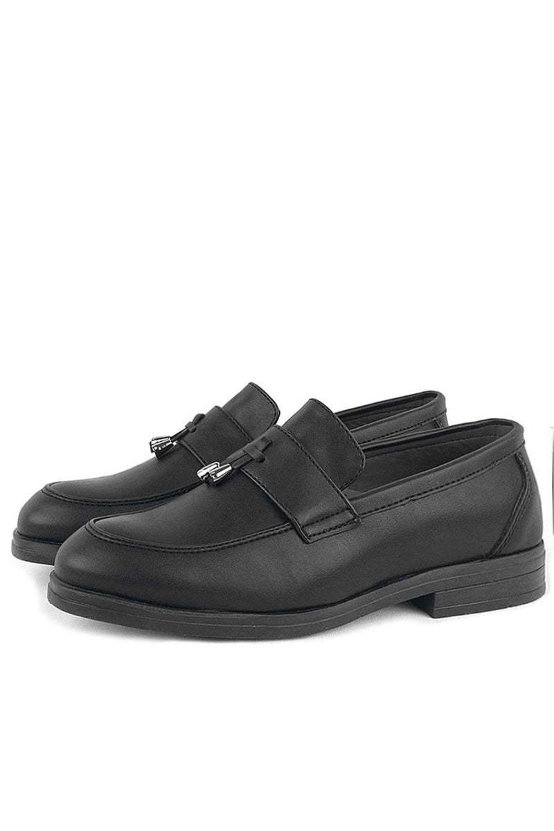 Rakerplus Boys' Classic Matte Black Raker Plus Loafer - Image 5