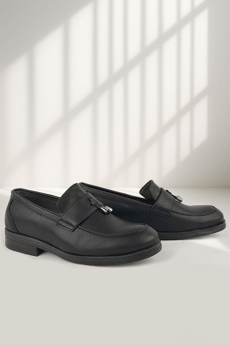 Rakerplus Boys' Classic Matte Black Raker Plus Loafer - Image 2
