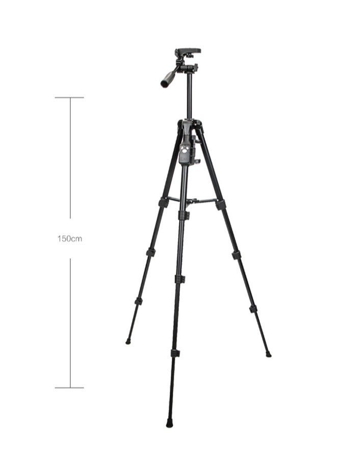 يونجتنج حامل ثلاثي القوائم (Tripod) شامل من YUNTENG للكاميرات والهواتف الذكية، مزود بجهاز تحكم عن بُعد لاسلكي - Image 2