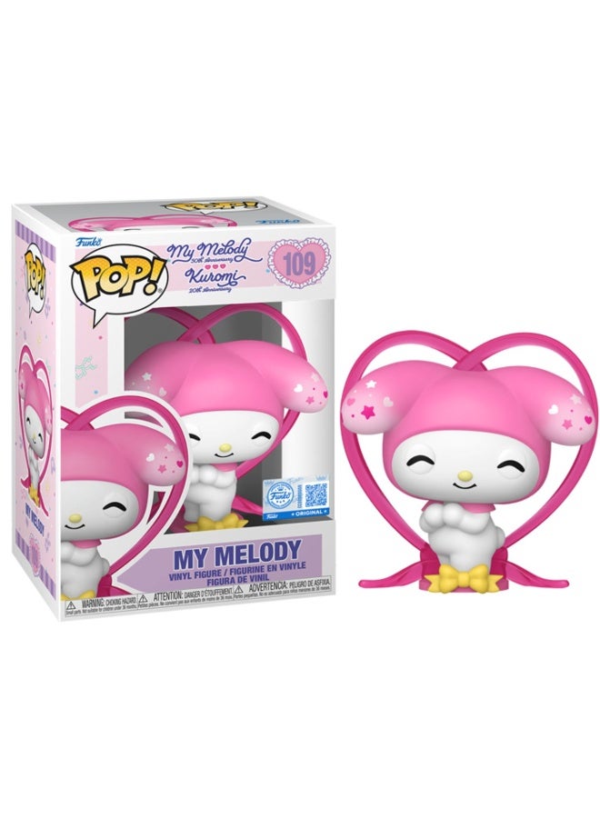 Funko Pop! Sanrio Hello Kitty And Friends My Melody 50Th Anniversary My Melody With Ribbon Vinyl Figure (9.4 Cm) - Image 2