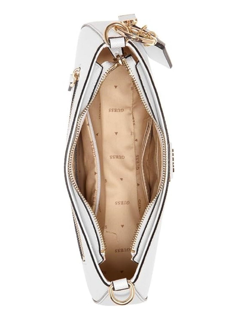 جس حقيبة كتف Guess Noelle ذات السحاب العلوي - Image 4