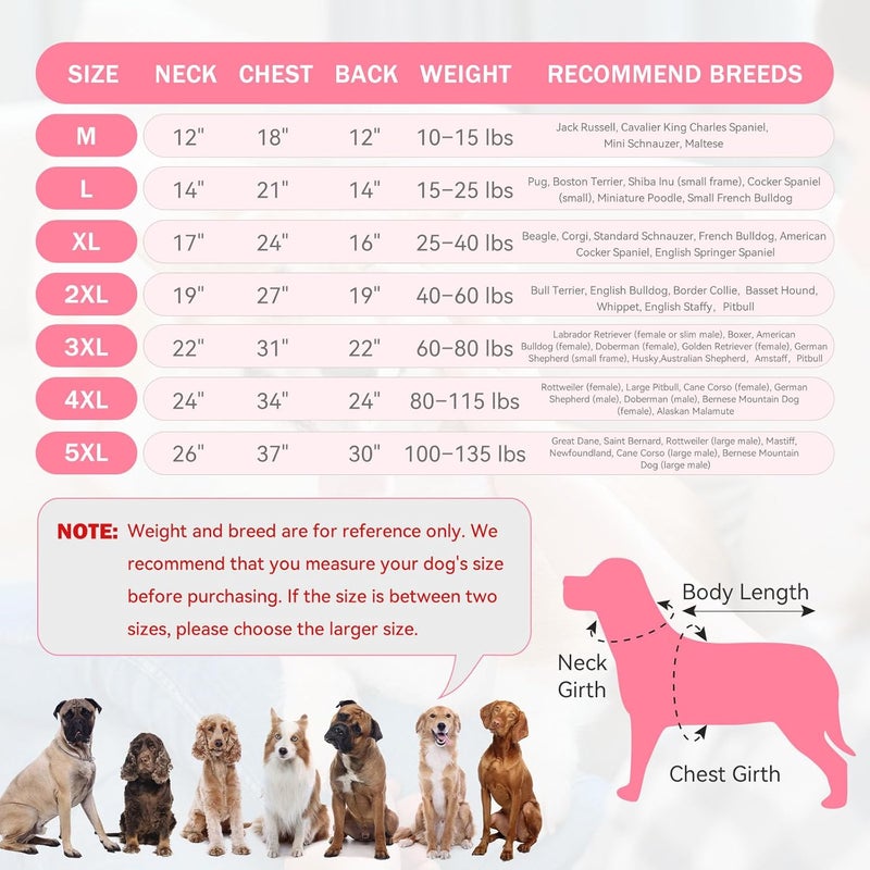 Waoduld 5XL Dog Sweaters for Large Dogs,Extra-Large Dog Hoodie,Cozy Fleece Interior Sweatshirt with Hood & Pocket,Leash Hole,Pet Clothes Sweater Hoodie for Large Dogs,Pink&5XL - Image 2