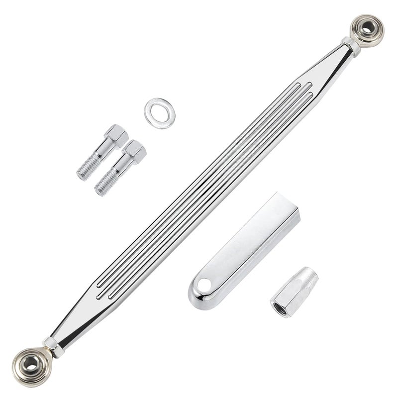 PBYMT Chrome Shift Linkage Shifter Lever Compatible for Harley Davidson Dyna Softail Touring Road Glide Street Glide Road King Electra Glide 19862024