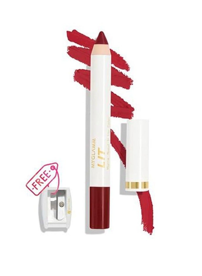 MyGlamm Matte About It Lip Color Cherry Tap 2.8gm - Image 1