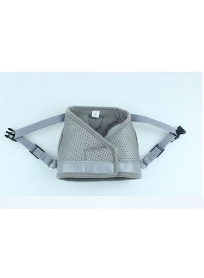 NIBEMINENT Reflective Design Pet Chest Vest Starp Grey XS - Image 3