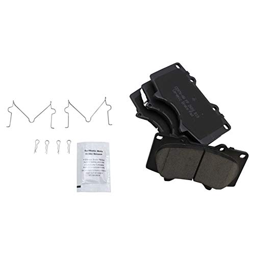 TRQ Front Brake Pad & Rotor Kit Brake Caliper Brake Pads Brake Rotor Ceramic Compatible with 2001-2007 Toyota Sequoia 2000-2006 Tundra - Image 5