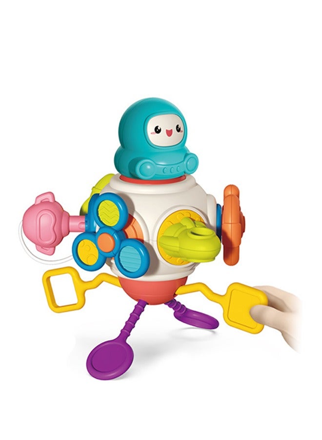 Montessori Busy Cube Sensory Toys for Toddlers 0-2,Learning Stocking Stuffers Educational Busy Activity Cube,Plane Car Travel Toys,First Birthday Gifts for Children Boys Girls - Image 1