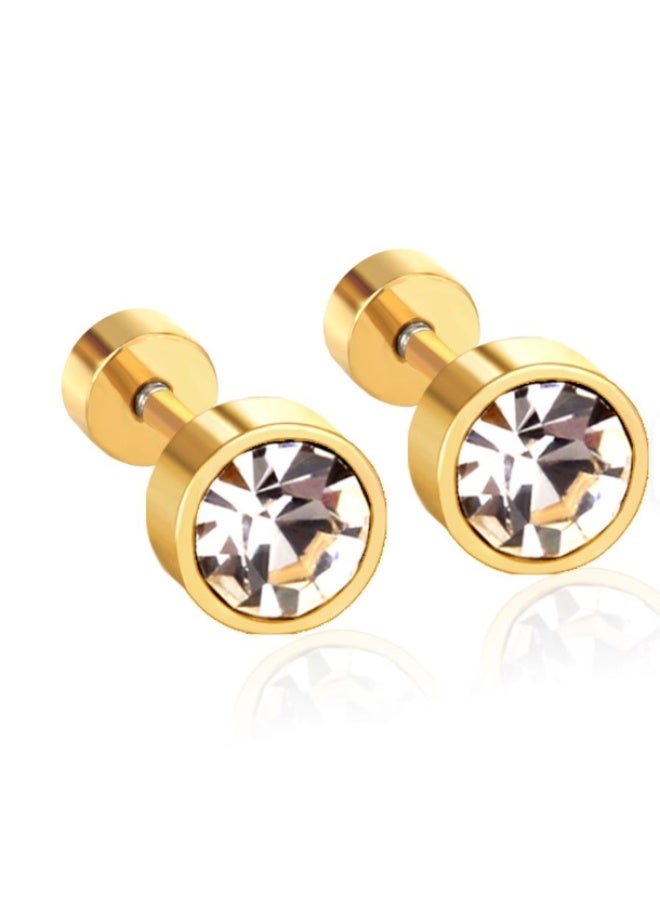 LATEEN 18K Gold Plated Women Earring Stainless Steel Earring For Women And Girls - Image 2