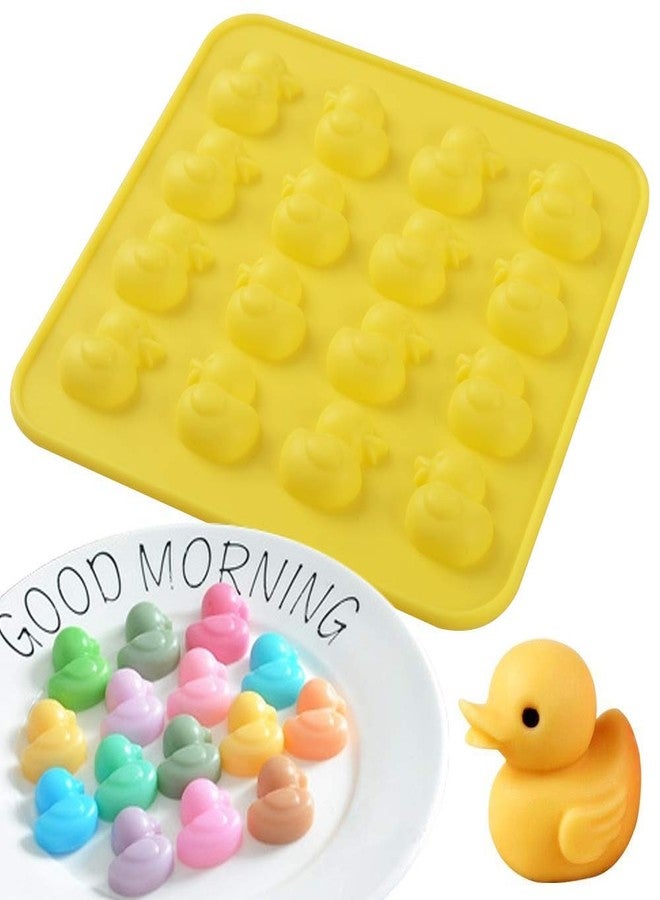 Newk Duck Chocolate Silicone Mold, 4 Packs 16- Cavity Non-Stick Food Grade Silicone Molds for Ice Cube, Jelly, Fondant, Hard Candy - Image 4
