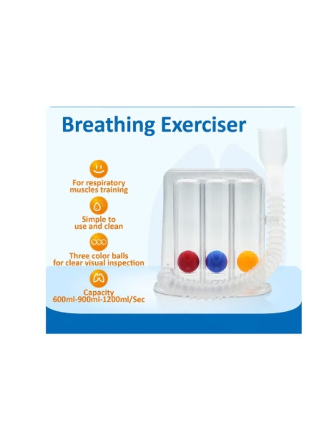 3 Balls Spirometer Respiratory Lung Exerciser - Image 3