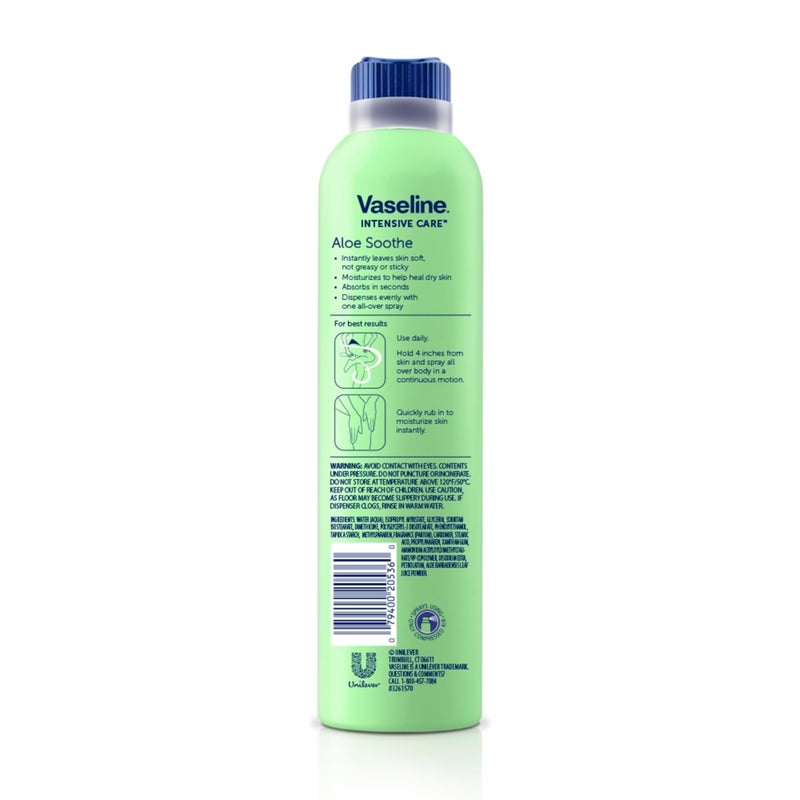 Vaseline® Intensive Care™ Aloe Soothe Spray, 6.5 Oz - Image 2