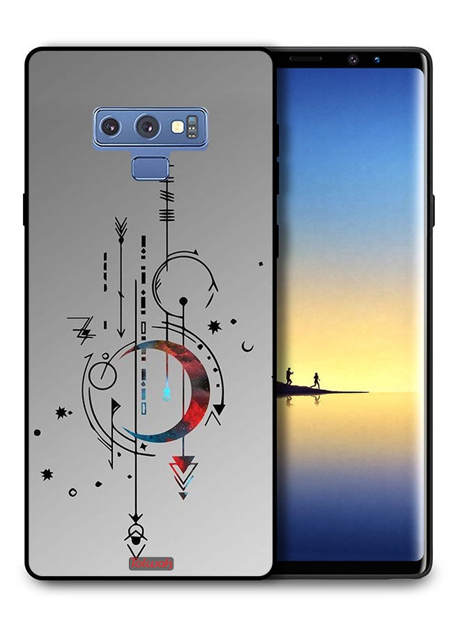 Tolwak Samsung Galaxy Note 9 Protective Case Cover Moon And Arrows Art Pattern - Image 1