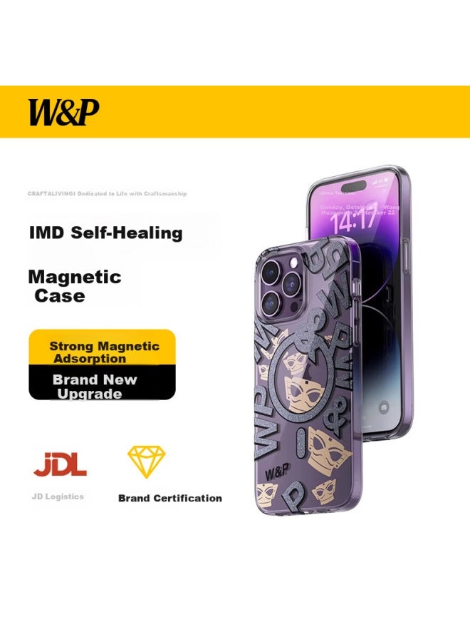 W&p Magnetic Case For Iphone 13 Pro Imd Full Coverage Shockproof Wireless Charging Black