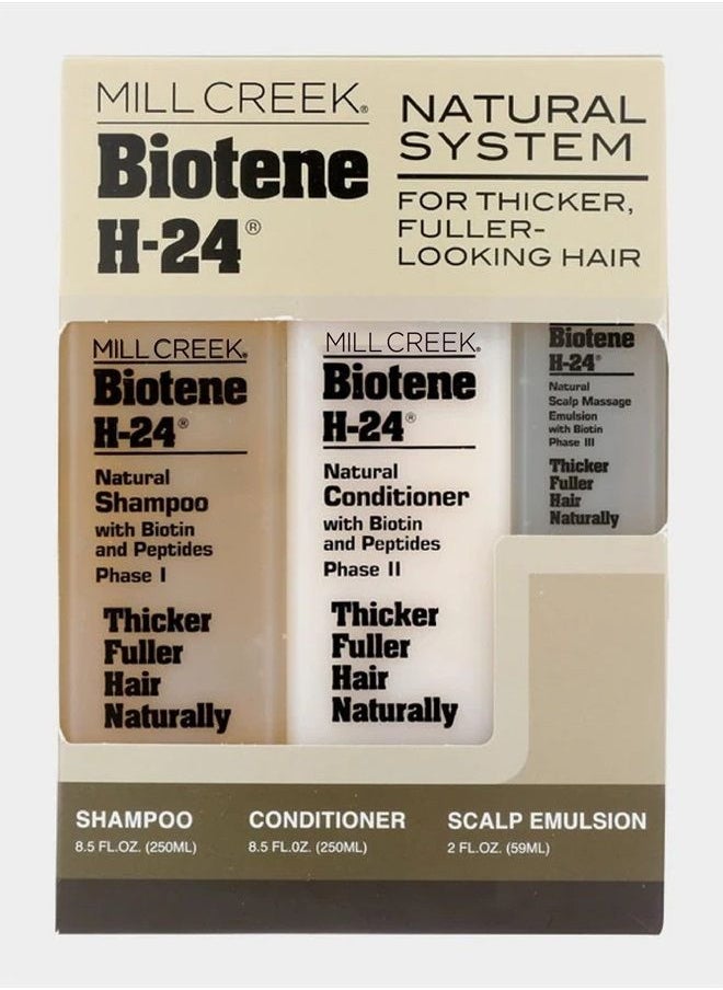 Mill Creek - Biotene H-24 TriPack (Natural & Organic) - 8.5oz/ 8.5oz/ 2oz - Image 1