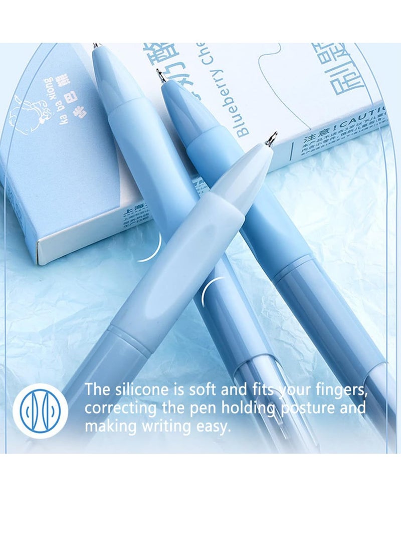 SYOSI 10 Pcs 0.5mm Retractable Gel Pens, Cream Quick-Drying Gel Ink Pen Retractable Black Gel Pens, Fast Dry, Gel Pens Fine Point for Note Taking, Journaling, Office - Image 4