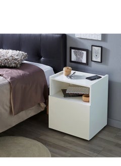Modern bedside table - height 50 cm - width 41 cm - depth 30 cm, from Furniture Store.