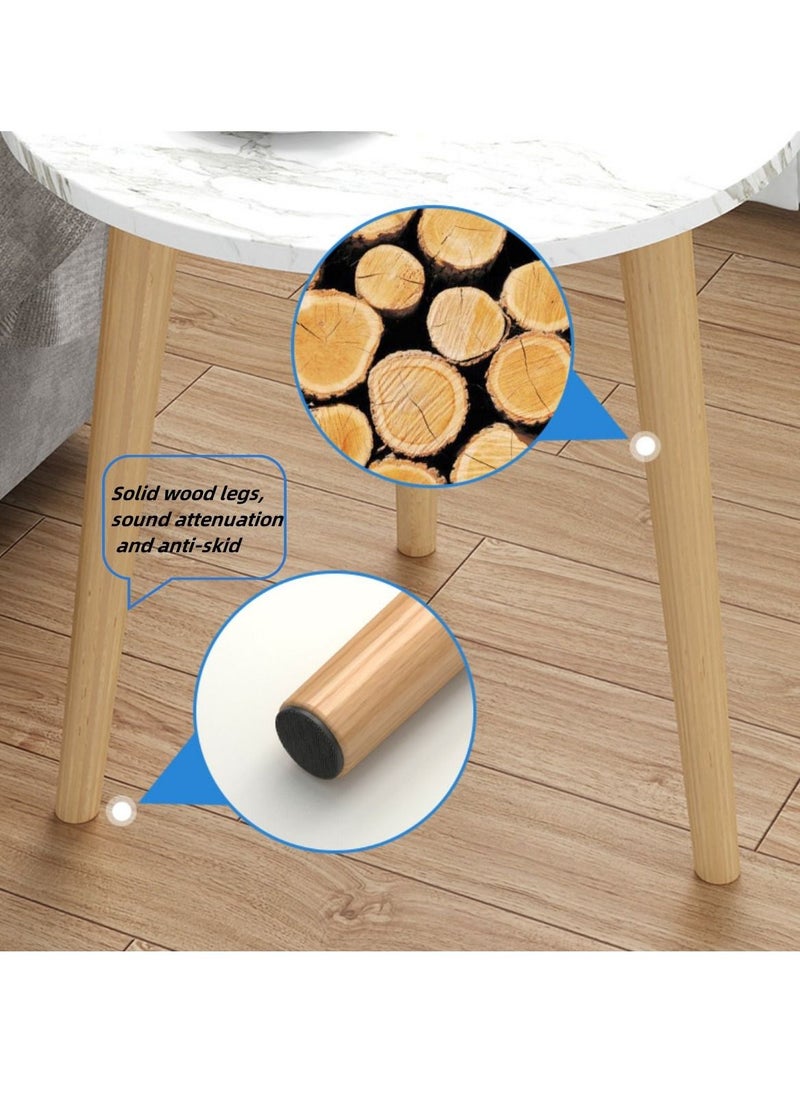 Modern 2 Tier Round Wood Coffee Table For Living Room Coffee Bar Easy Assembly - pzsku/Z88D131FE33D49F784E36Z/45/_/1670470989/eb1e5e66-98a6-4234-ae03-af9e0f0b3aab