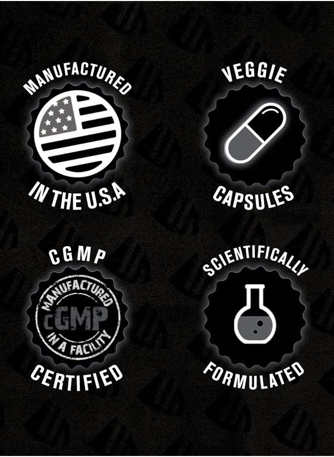 Jacked Factory - Burn XT Black Thermogenic Fat Burner - Weight Loss Supplement, Appetite Suppressant, Nootropic Energy Booster W/TeaCrine - Premium Acetyl L-Carnitine, Green Tea Extract, Capsimax - 90 Veg Diet Pills - Image 1