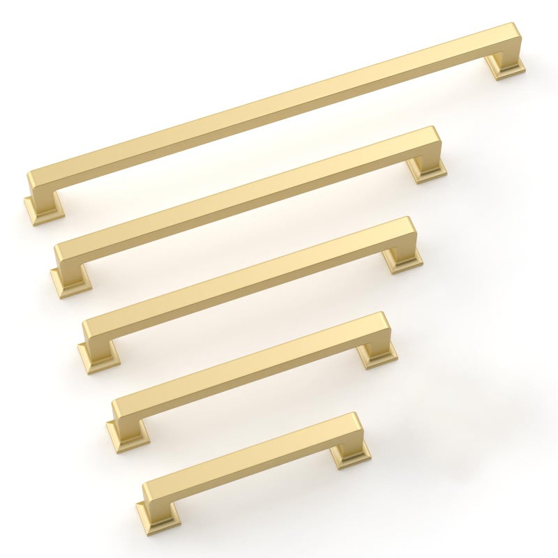 Knoklock 10 Pack 6.3 Inch(160Mm) Kitchen Cabinet Handles Gold Cabinet Pulls Kitchen Cabinet Hardware Drawer Pulls For Dresser Cupboard Wardrobe - Image 5